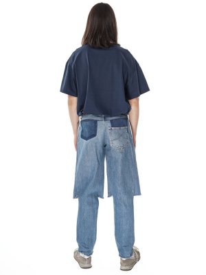 Vintage Blue Reworked Demi-denims