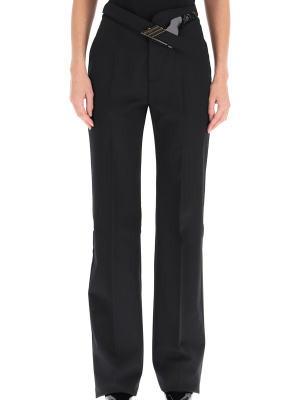 The Attico Straight Leg Tailored Pants