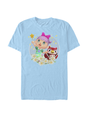 Men's Nintendo Animal Crossing New Horizons Flower Magic T-shirt