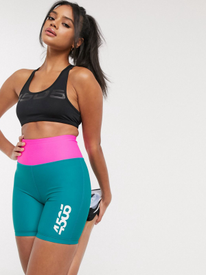 Asos 4505 Run Legging Short With Contrast Waist