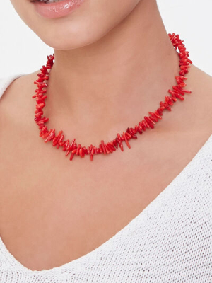 Faux Puka Shell Necklace