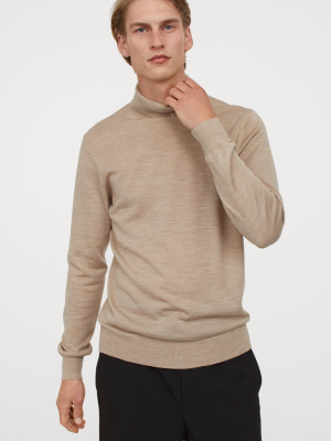 Wool-blend Turtleneck Sweater