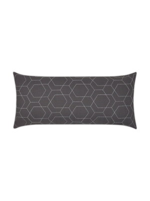 D.v. Kap Hex Quilt Lumbar Outdoor Pillow - Available In 3 Colors