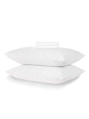 Sateen White Sheets
