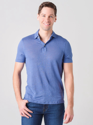 Stenstroms Men's Linen Polo Shirt