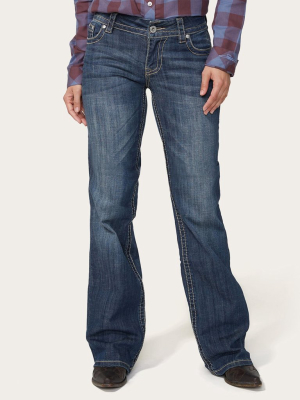 214 Trouser Fit Jean With Deco Back Pocket