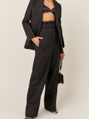 Noriyuki Belted Wide-leg Pants