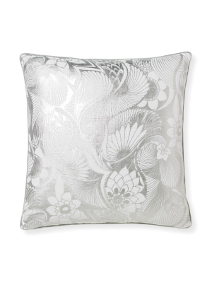 Aubrey Silver Pillow Design By Florence Broadhurst