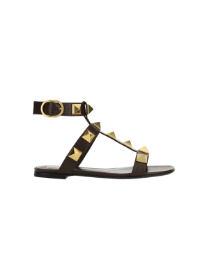 Valentino Garavani Roman Stud Flat Sandals