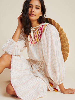 Dacey Embroidered Cover-up Dress