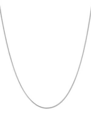 Sterling Silver 18" Snake Chain Necklace