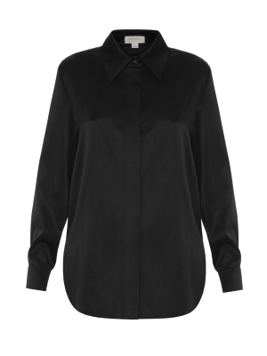 Silk Essential Button Down Shirt