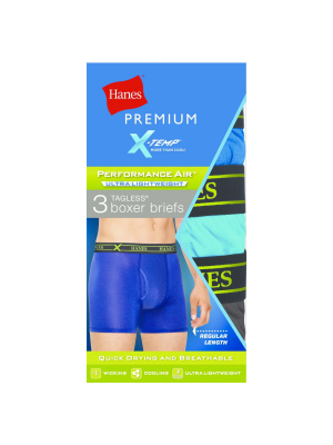 Hanes Premium® Men's Performance Ultralight Boxer Briefs