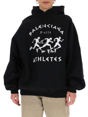 Balenciaga Athletes Print Hoodie