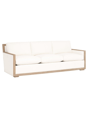 Blu Home Manhattan 85" Wood Trim Sofa