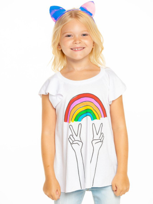 Rainbow Peace Tee