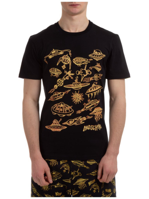 Moschino Space Graphic Printed T-shirt