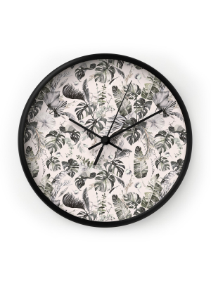 Marta Barragan Camarasa Wild Farah Wall Clock - Deny Designs