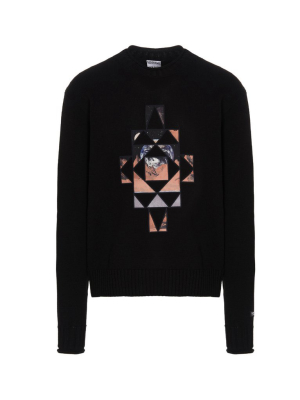 Marcelo Burlon County Of Milan Galaxy Cross Knit Sweater