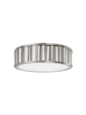 Middlebury 2 Light Flush Mount Polished Nickel