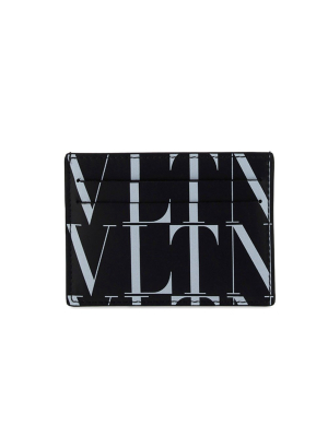 Valentino Vltn Printed Cardholder