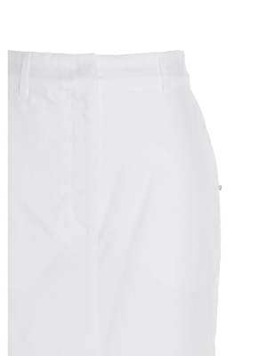 Sportmax Poplin Midi Skirt