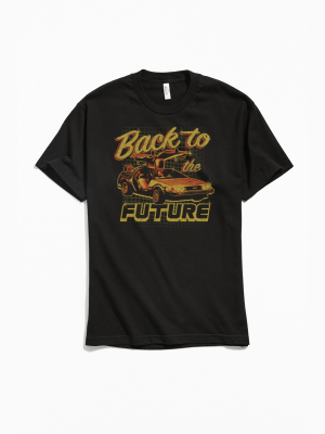 Back To The Future Logo Tee