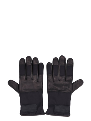 Prada Logo Patch Gloves