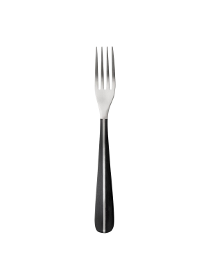 Contour Noir Satin Table Fork