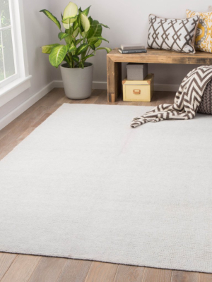 Limon Indoor/ Outdoor Solid White Area Rug