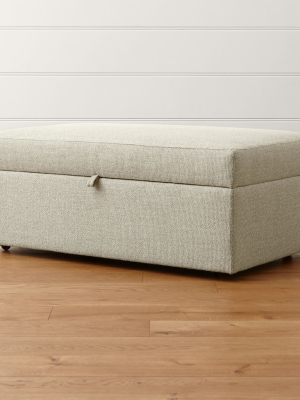 Lounge Ii Storage Ottoman With Tray