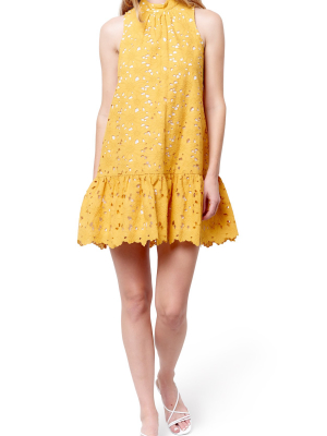 Claude Babydoll Dress - Eyelet