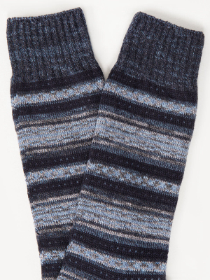 Blanket Border Sock