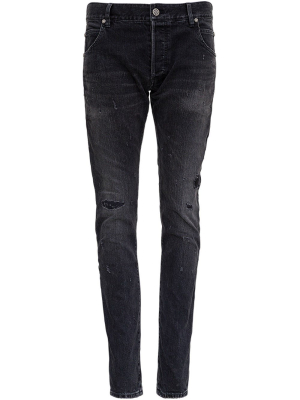 Balmain Distressed Skinny Jeans