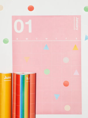 Geometric Sticky Notes In Warm