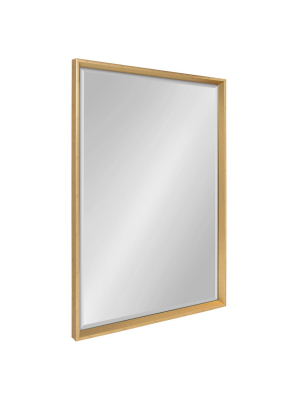 26" X 38" Calter Framed Wall Mirror Gold - Kate And Laurel