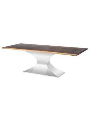 Nuevo Praetorian Dining Table - Seared