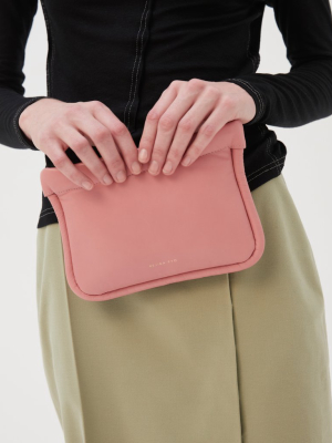 Lea Pouch Leather Pink