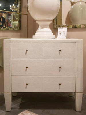 Sorin 36" Dresser Pristine Faux Shagreen