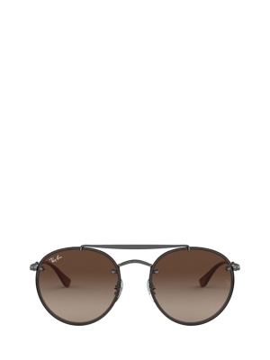 Ray-ban Blaze Round Double Bridge Sunglasses