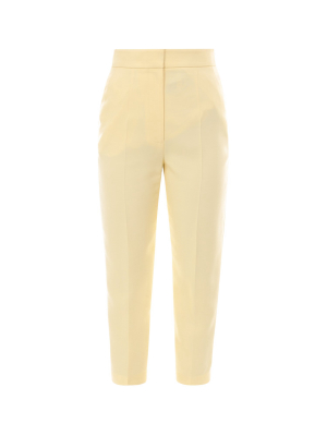 Alexander Mcqueen High Waisted Slim Fit Trousers