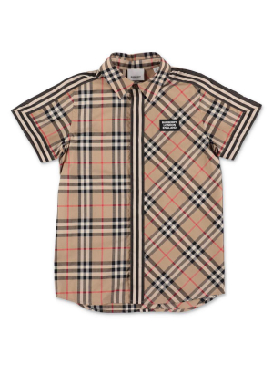 Burberry Kids Vintage Check Short Sleeve Shirt