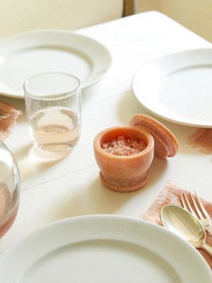 Pink Marble Lidded Cellar