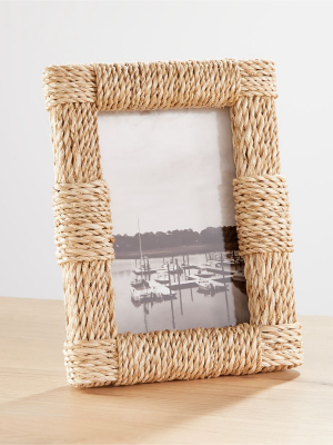 Abaca Rope 4x6 Photo Frame