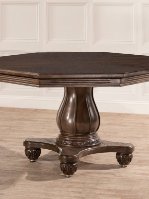 Freeport Wood Octagonal Table Walnut - Hillsdale Furniture