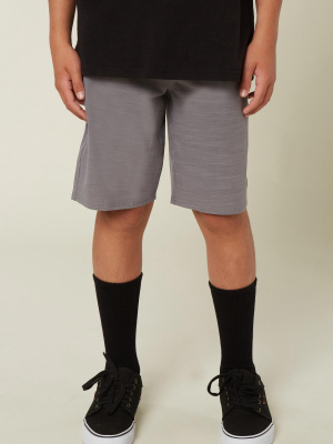 Boy's Locked Slub Hybrid Shorts