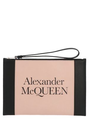 Alexander Mcqueen Signature Zip Clutch