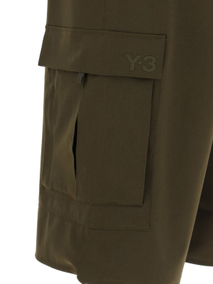 Y-3 Drawstring Cargo Shorts