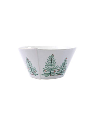 Vietri Lastra Holiday Stacking Serving Bowl