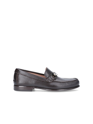 Salvatore Ferragamo Gancini Ornament Moccassins